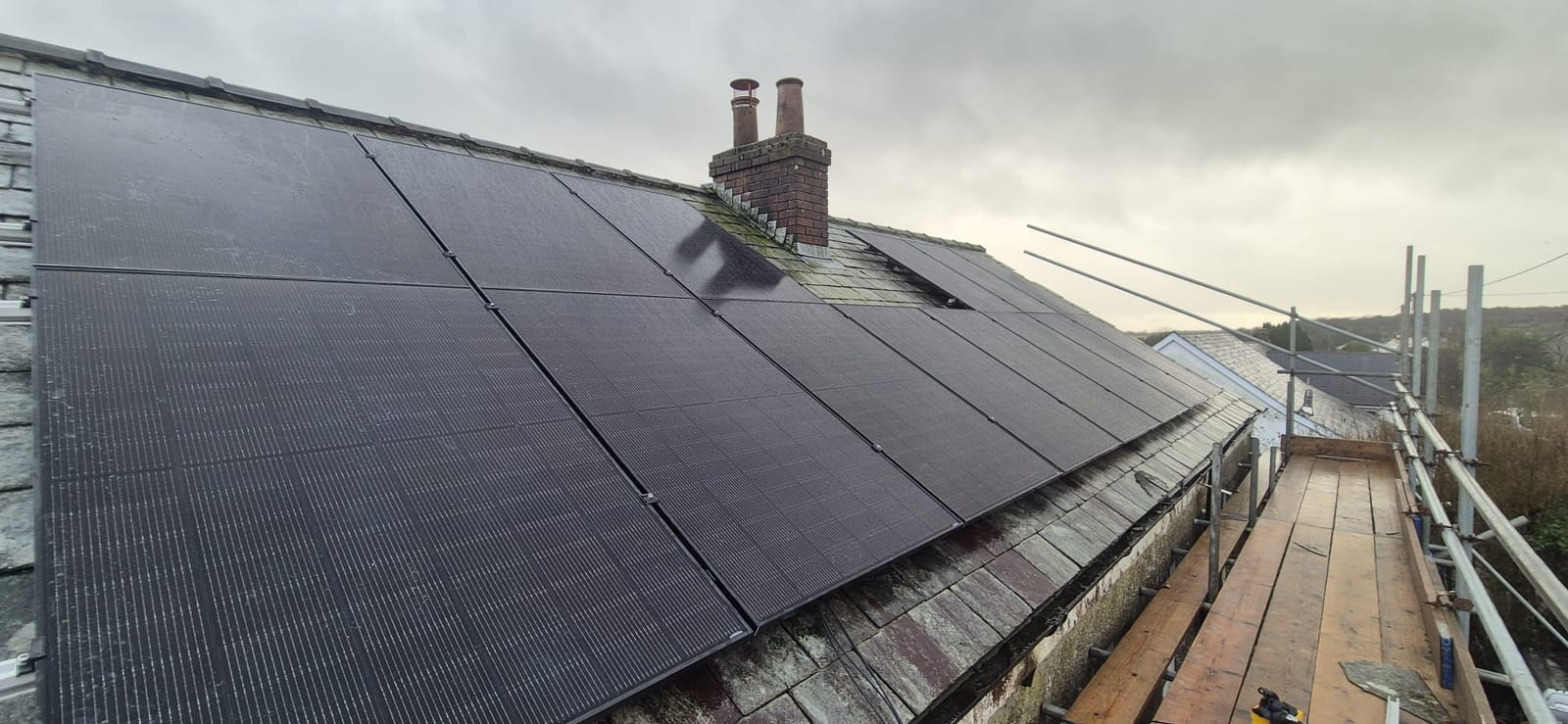 solar panels for housing associations, typical install
